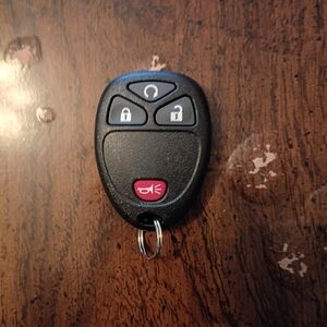Black and Red Car Key Remote